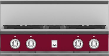 Hestan KRT304NGBG 30 Inch Gas Rangetop with 4 Sealed Burners -Burgundy