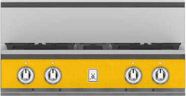 Hestan KRT304NGYW 30 Inch Gas Rangetop with 4 Sealed Burners -Yellow