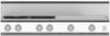 Hestan KRT484GDLPWH 48 Inch Gas Rangetop with 4 Brass Sealed Burners, 24 Inch Infrared Griddle - White