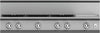 Hestan KRT485GDLP 48 Inch Gas Rangetop with 5 Brass Sealed Burners, 12 Inch Infrared Griddle- Stainless