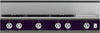 Hestan KRT485GDLPPP 48 Inch Gas Rangetop with 5 Brass Sealed Burners, 12 Inch Infrared Griddle- Purple