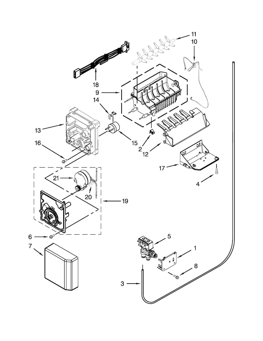 Whirlpool Water Inlet Valve WPW10341320