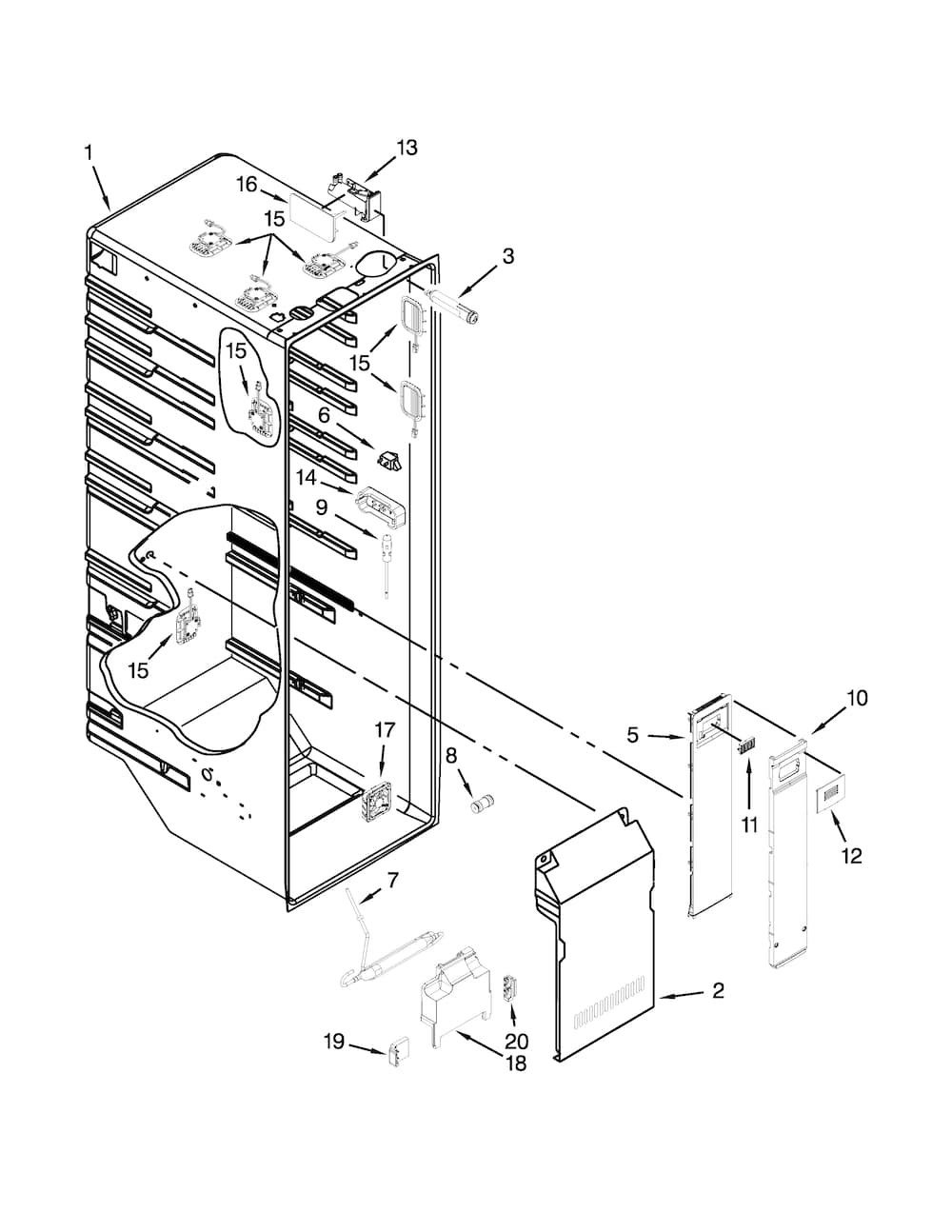 Whirlpool Water Filter Housing Assembly - WPW10394053
