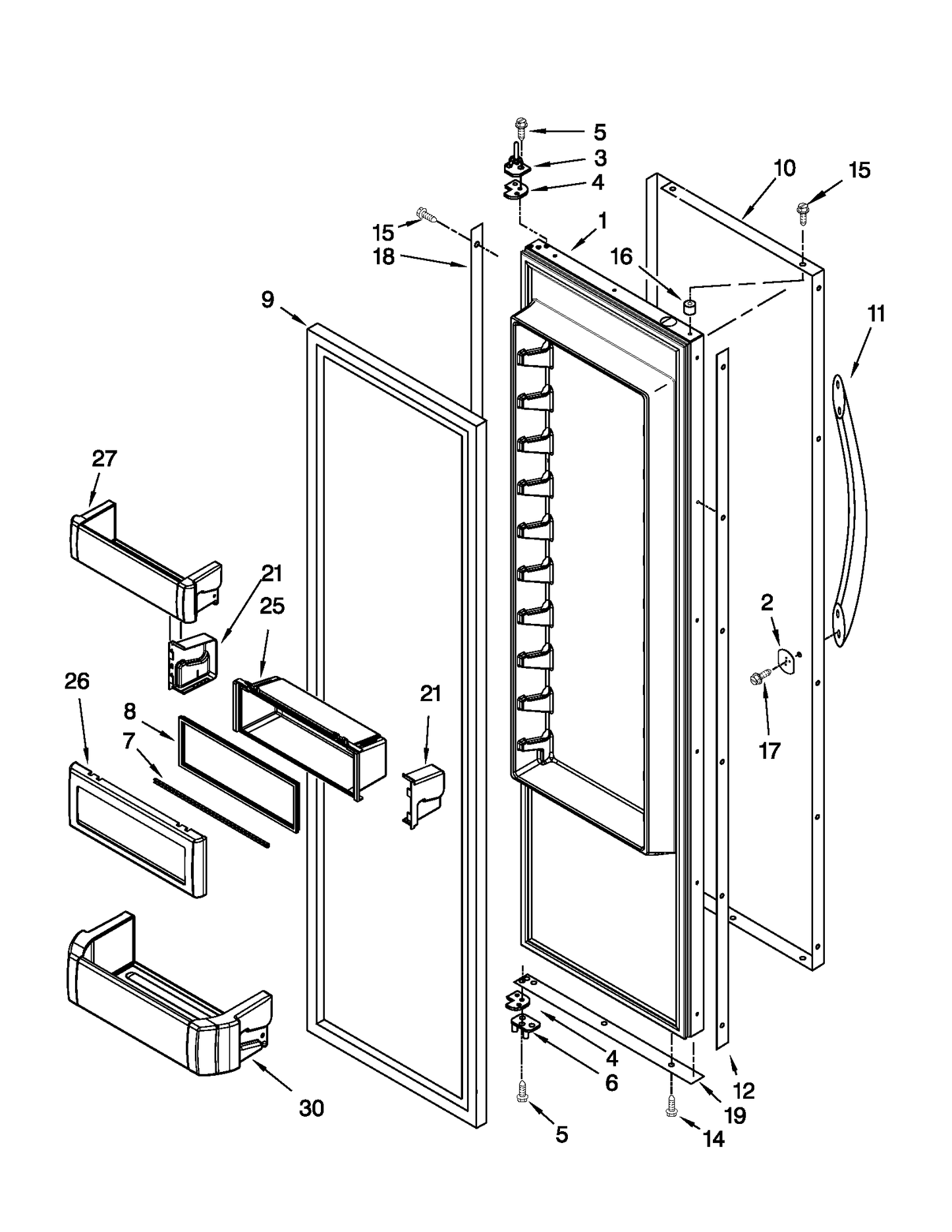 Whirlpool Door Gasket WP2266903