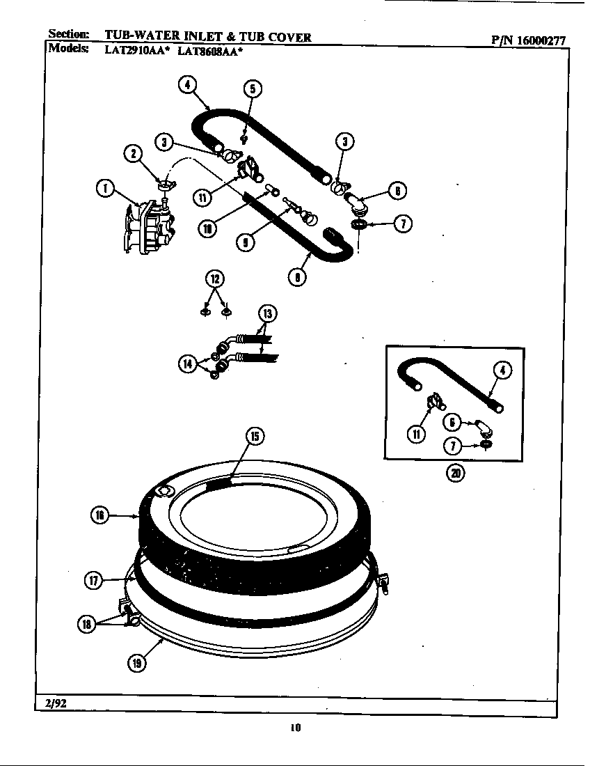 Whirlpool Injector Hose Kit WP206680