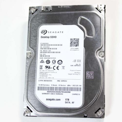 Lenovo Part# 00PC554 1Tb Sata Hard Disk Drive 7200 Rpm  (OEM)