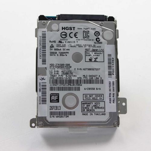 Lenovo Part# 04W1980 Disk Tray-guin Fru 7200Rpm 500 (OEM)