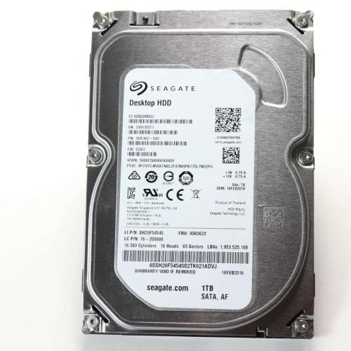 Lenovo Part# 16200688 1Tb Sata Seagate Hard Drive (OEM)