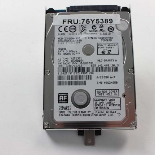 Lenovo Part# 75Y5389 Driveh Tray-gemousea C320 Hgst (OEM)