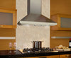 Elica ELN630SS 30 Inch Wall Mount Chimney Hood with 600 CFM Internal Blower, 4 Blower Speeds