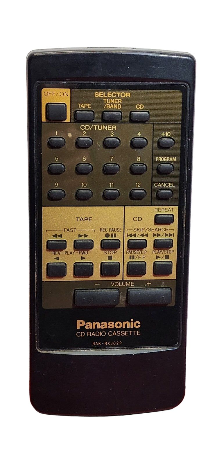 Panasonic Remote Control (Rxds40) - RAK-RX302P