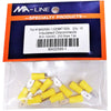 Ma-Line Insulated Quick Disconnect Terminals (12-10 AWG, 15-Pack) - MA02590-1