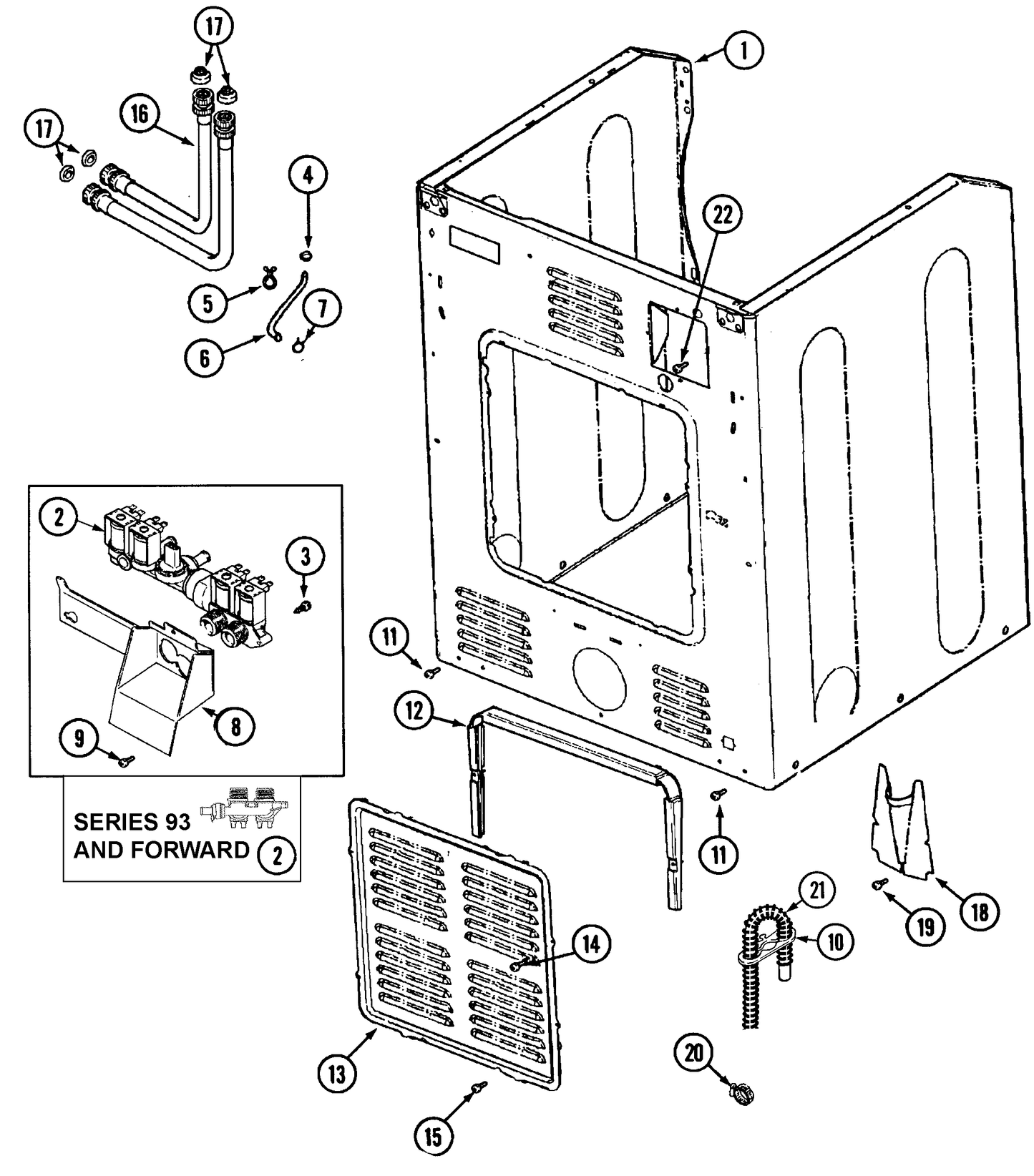 Whirlpool Water Inlet Valve - 2 Coil WP22003834