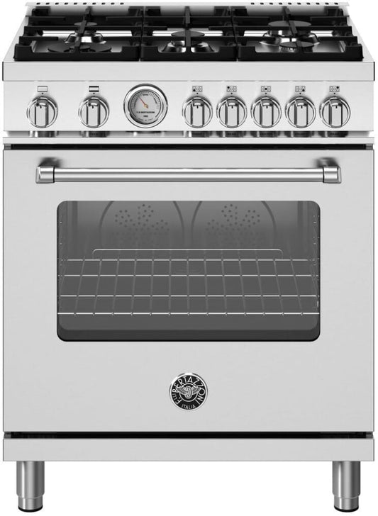 Bertazzoni A304GGVXT02 Professional Series 30 Inch Freestanding Gas Range with 5 Sealed Burners