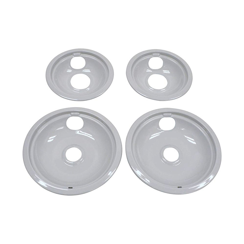 Maytag ME3842VRV Drip Bowl Kit (Two 6 Inch and Two 8 Inch) Genuine OEM