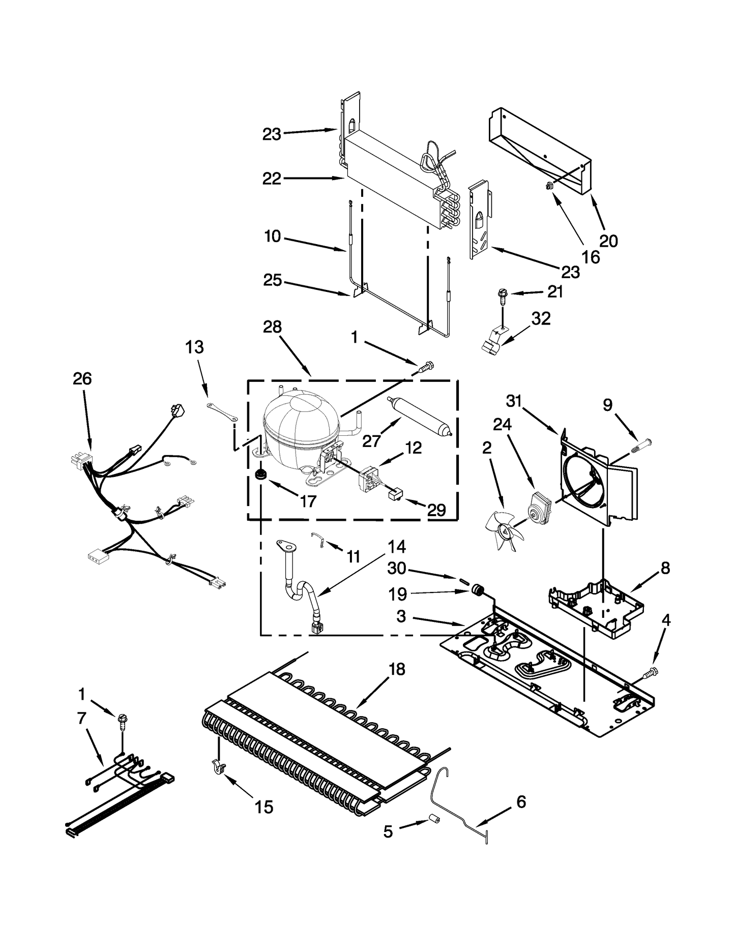 Whirlpool Defrost Heater WP12729127