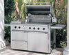 Dacor OGCW52 52 Inch Outdoor Grill Cart with Heavy-Duty Stainless Steel Construction and Warming Oven
