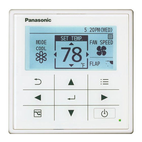 Panasonic Wired Remote Control - CZ-RTC3