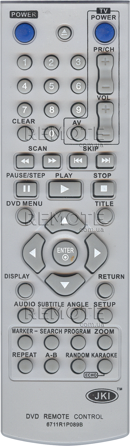 LG Remote Controller Assembly - 6711R1P089B