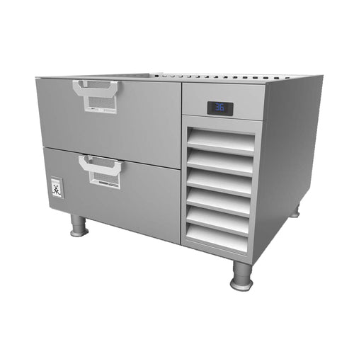 Hestan HRBS72 72 Inch Refrigerated Base, Self-Contained