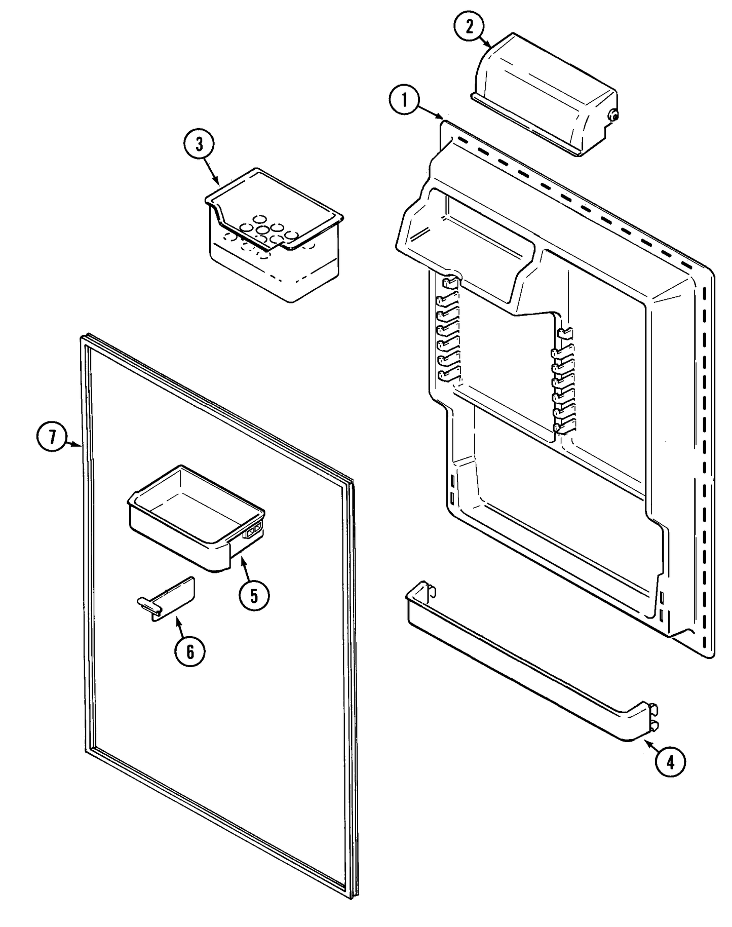 Whirlpool Door Gas WP61004017