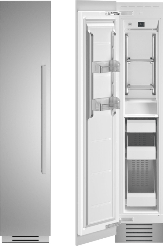 Bertazzoni REF18FCIPIXL Master Series 18 Inch Built-In Freezer Column with 8.22 cu. ft. Capacity