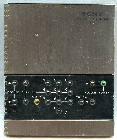 Sony Remote Control For Vtx- - RM705