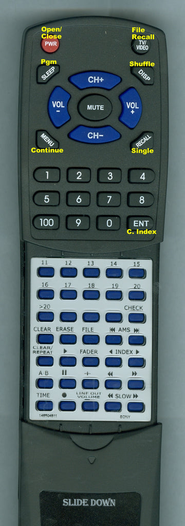 Sony Rm-D570,Remote Control - 1-465-048-11