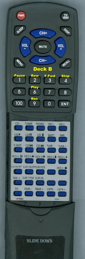 Sony Rm-U451 Remote Control - 1-467-588-21