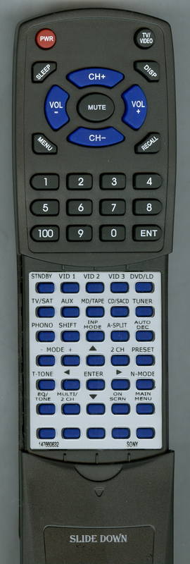 Sony Rm-Pp505L Remote Control - 1-476-607-21