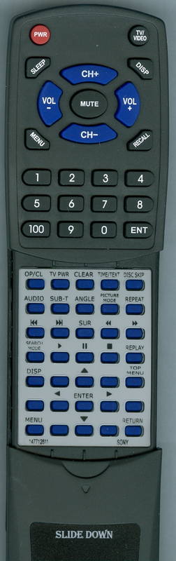 Sony Rmt-D143A Remote Control - 1-477-126-11