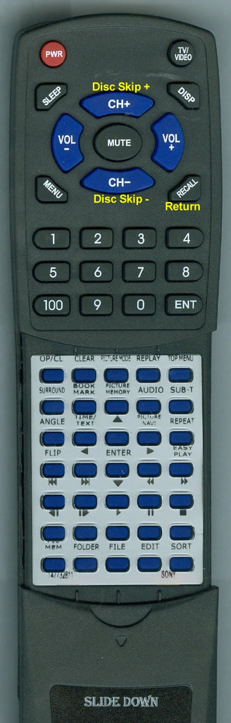 Sony Remote Control (D149A) - 1-477-328-11