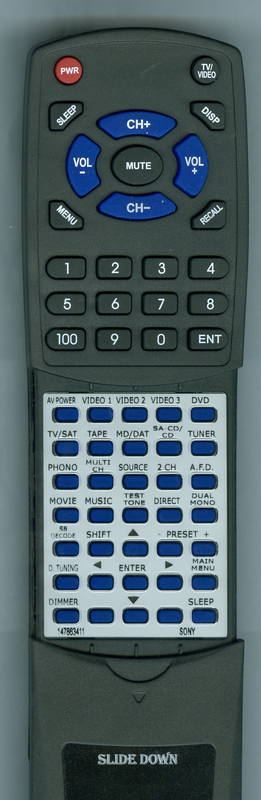 Sony Commander, Stnd Rmpp413 - 1-478-633-11