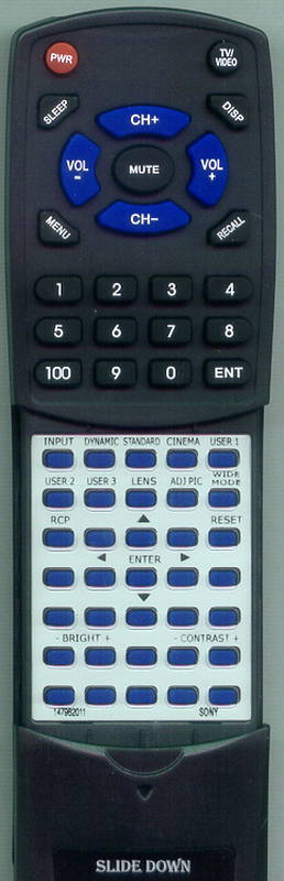 Sony Remote Commander (Rm-Pjvw10 - 1-479-620-11