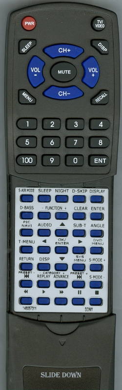 Sony Remote Control (Rm-Adp0 - 1-480-573-11