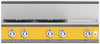 Hestan KRT364GDNGYW 36 Inch Gas Rangetop with 4 Sealed Burners and Griddle - Yellow