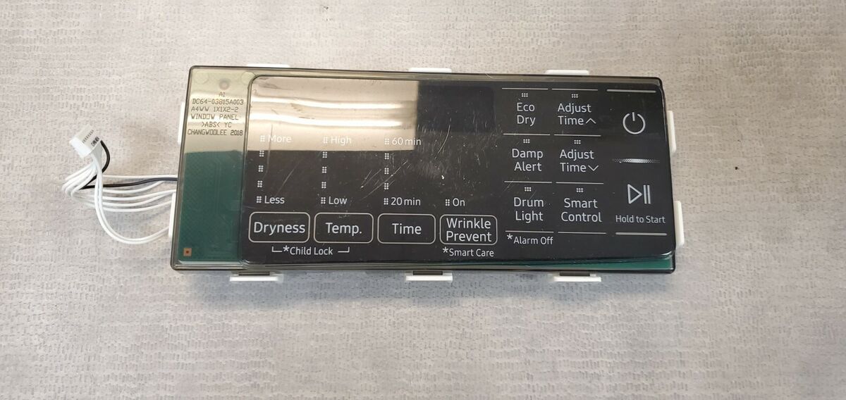 Samsung Part# DC97-21502F Control Panel Assembly - Genuine OEM