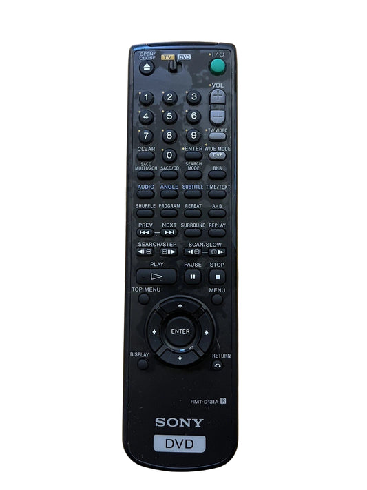 Sony Remote Control Rmtd131A - RMTD131A