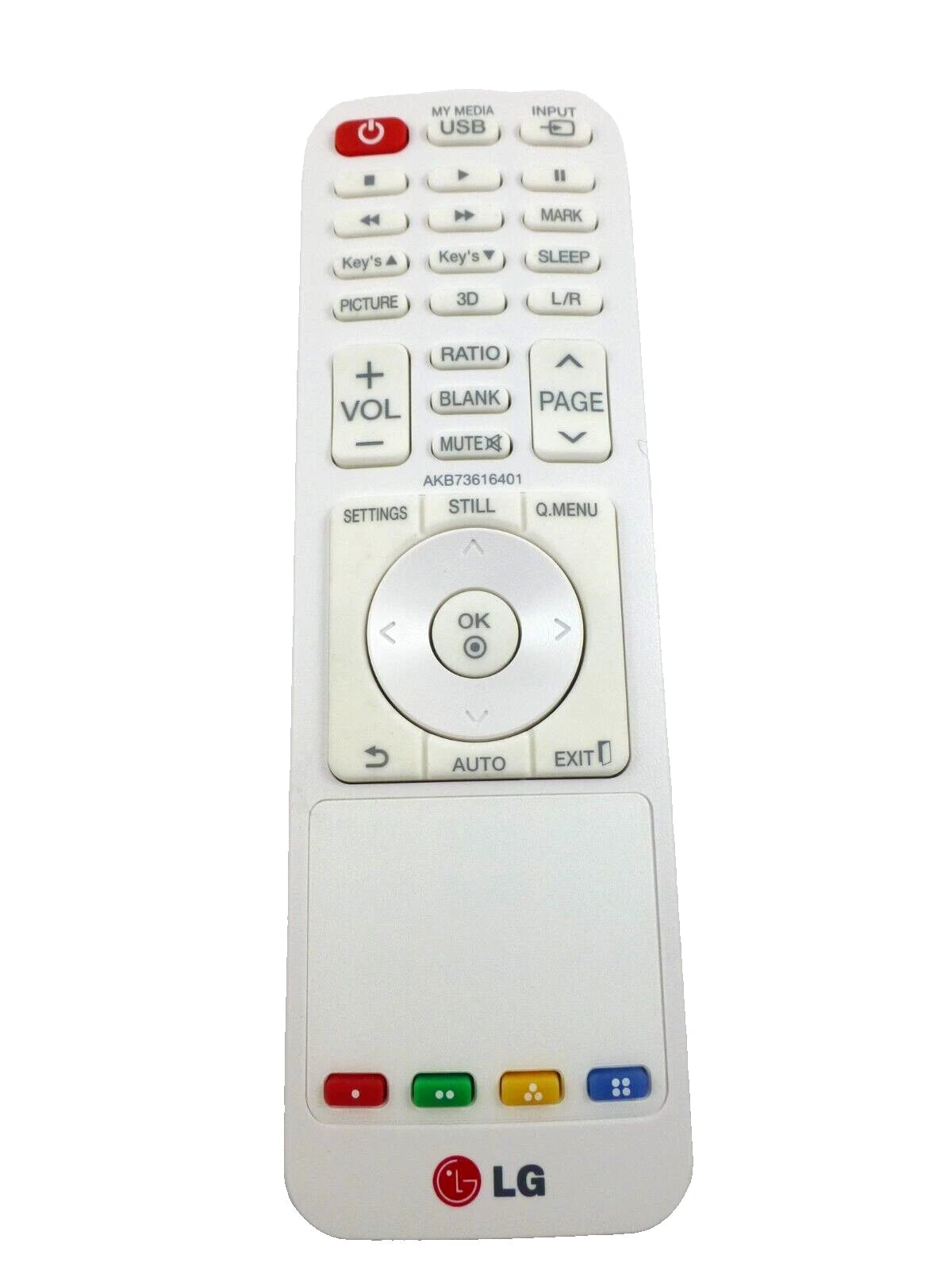 LG Remote Controller Assembly - AKB73616401