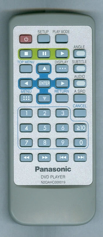Panasonic Remote - N2QAHC000019
