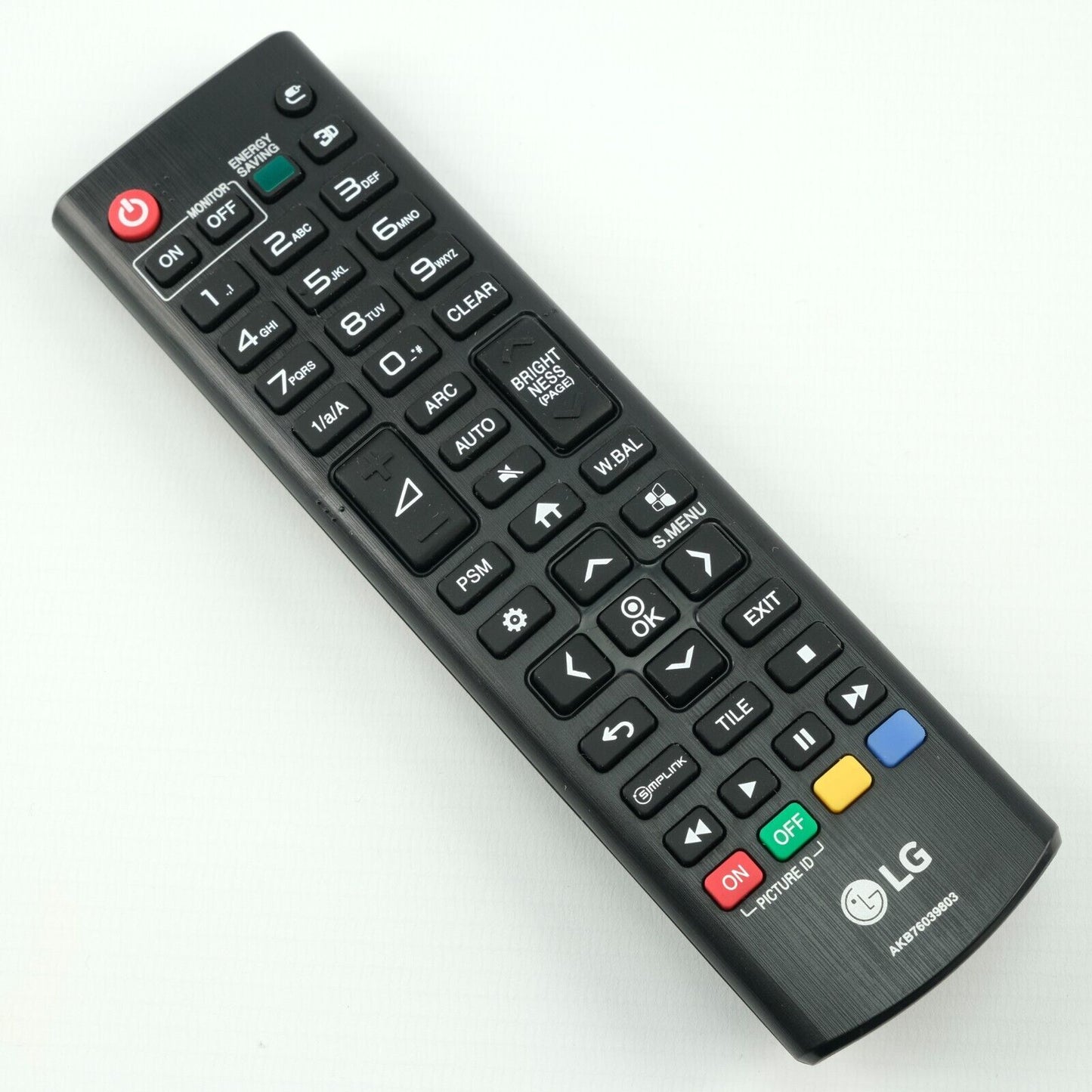 LG Part# AKB76039803 Remote Controller Assembly - Genuine OEM