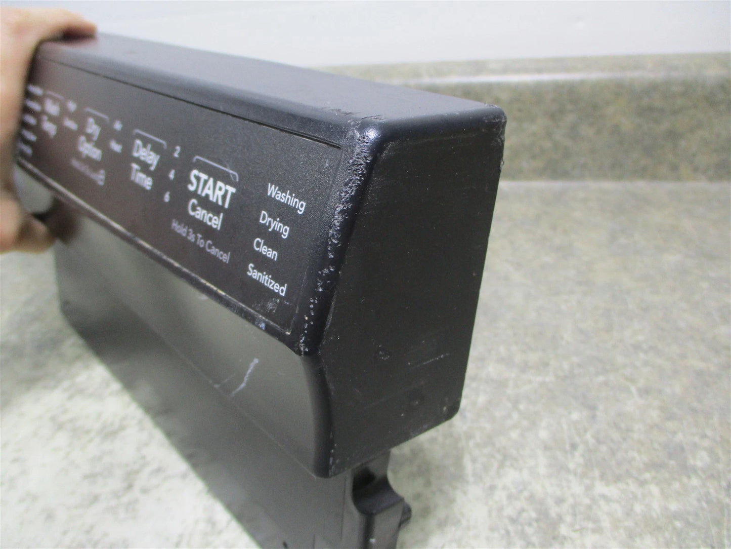 Frigidaire Dishwasher Touchpad Control Panel - Black FFBD2412SS2A