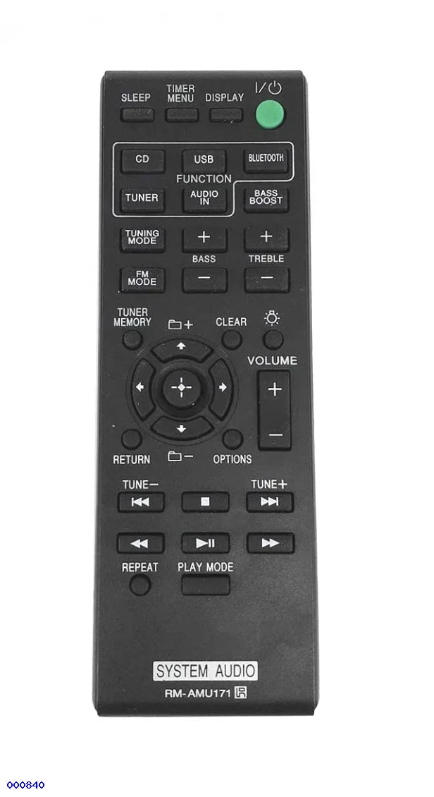 Sony Remote Control Rm-Aal036 - 1-487-905-11