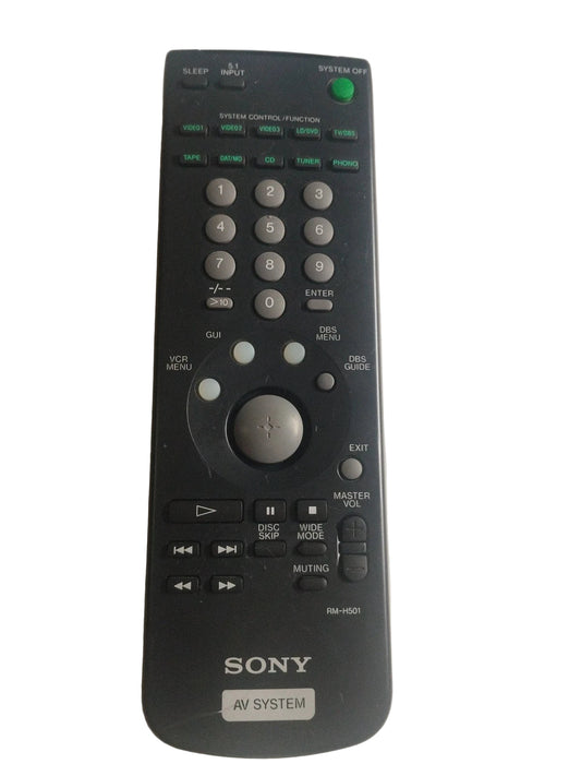 Sony Remote Control - RMH501