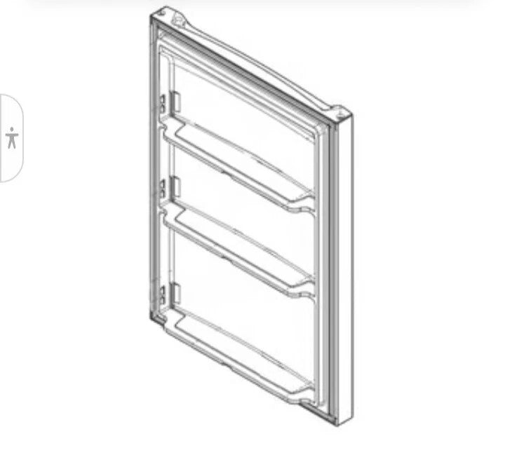 Frigidaire Door Assembly - Stainless 5304532784