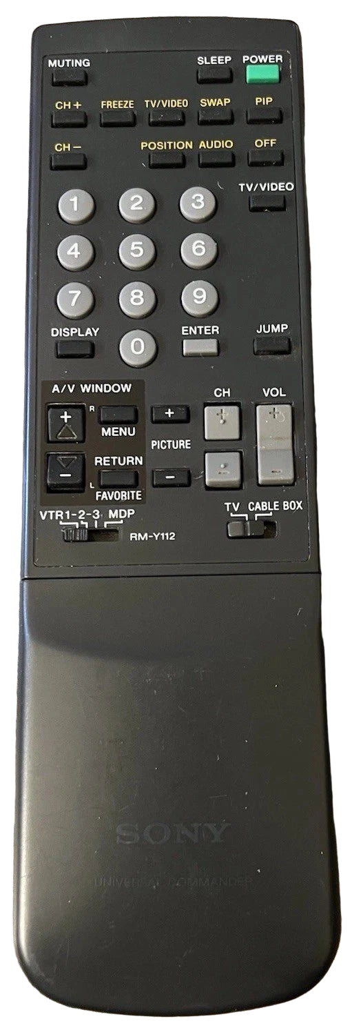 Sony Remote Control (Rm-Y112 - 1-693-114-12