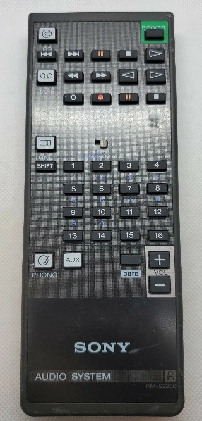 Sony Remote Control - RMS2200