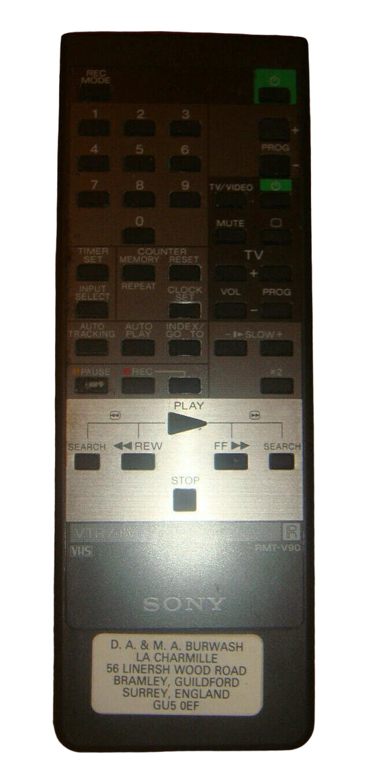Sony Remote Control - RMTV90