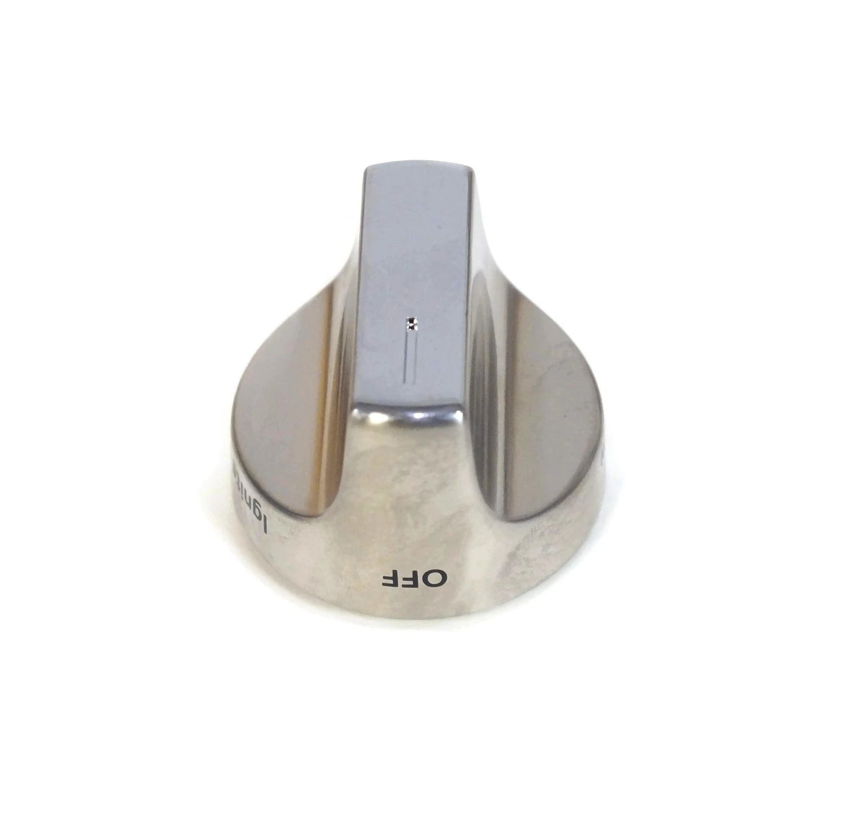 Whirlpool W11122880 Range Surface Burner Control Knob (Stainless Steel, 1.75 Inches in Diameter)
