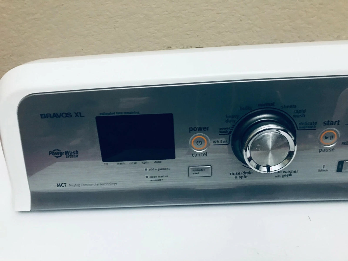 Maytag Washing Machine User Interface Control Panel MVWX655DW1
